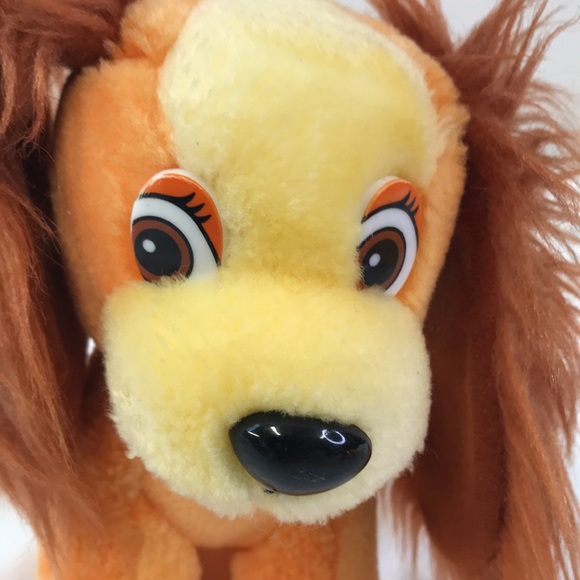 Vintage Walt Disney Plush ~ Pinocchio & Lady and the Tramp ~ Collectible - Picture 8 of 11